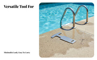 Easy to Use Pool Plug Removal Tool Long-Lasting Construction Pool Jet Nozzle Tool Heavy Duty for Swimming Pools, Spas, Hot Tubs