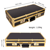 Hairdressing Tool Box Aluminum Alloy Cosmetic Box for Salon, Scissors Bag, Multifunctional Portable Beauty Box, Scissors Storage