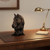 Horse Head Sculpture Rustic Elegance Equestrian Table Sculpture Stable Base