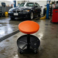 Workshop Stool with Tool Tray Padded Seat Work Seating Easy to Clean