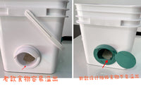 跨境新款喂食器DIY无浪费自动喂鸡器家禽防雨重力下料器鸡用食槽