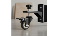 Door Panel Moving Cart Scratch Protection Adjustable Clamp Roller for Carpenters