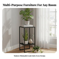 Multi-Purpose Frame Stand Space-Saving Multi-Tier Open Shelving Unit Stable and Sturdy Easy Assembly for Downice, Study Room
