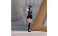 Street Style Female Figurine Detailed Miniature Female Figure Model Realistic Miniature Statue for Diorama