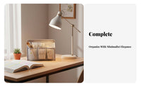 Multi-Compartment organizer Compartmentalized Design Divided Storage container for Bedroom