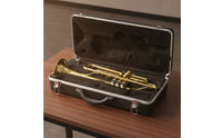 Standard Bb Trumpet Gold-Plated Trumpet with Hard Case and Mouthpiece Golden Polished for Beginners