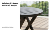 Small Round Stand Portable Round foldable Stand adaptable for Living Room