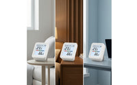 Backlit Temperature and Humidity Sensor with Display Wireless Indoor Monitor Digital Indoor Thermometer with Display App-Connected for Bedroom, Nursery, Office, Living Room