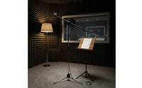 Mic Stand Pole Vocal Microphones Pole Stable Alloy Construction Adjustable Mic Arm for Stage, Live Broadcasting