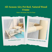 Elevated Dog Bed, Breathable Mesh, Non-Slip, Indoor/Outdoor