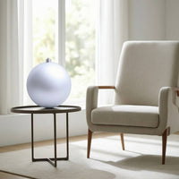 Matte Silver Christmas Ball Ornament Decorative Christmas Ornament Modern Bauble Odorless for Mantel