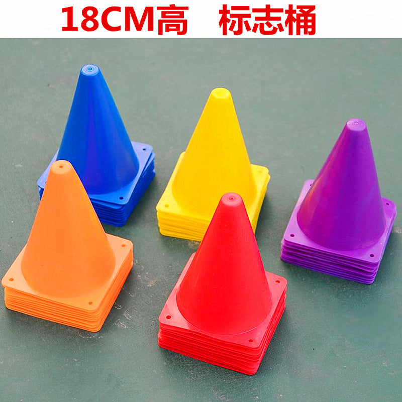 18cm Training Cones for Soccer Drills and Obstacle Courses