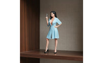 1:18 Figure Mini Scene Painted Lady Figurine High-Precision for Collectors