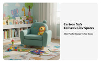 Soft creature Character Chair Kid-Sized children's Furniture Comfortable Seating Supportive build for Daycare Center, Playroom