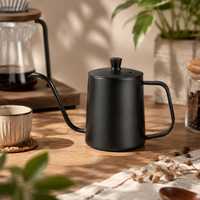 Stainless Steel Gooseneck Kettle Precise Pouring Kitchenware Rust Resistant