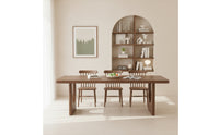Natural Wood Bench with Arched Cutouts Rustic Dining Bench Farmhouse Furniture Modern for Homeowners
