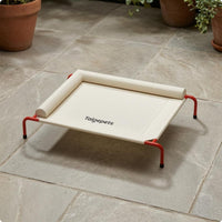 Side Cushion Dog Cot Rectangular Elevated Dog Cot Simple Design for Dogs