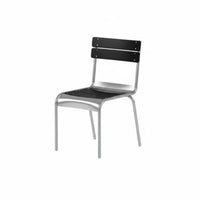Wood and Metal Side Chair Nordic design Seating Furniture Japanese Aesthetic Minimalist Design for Dining Room, Restaurant, Cafe