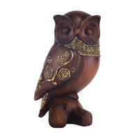 animal Figurine Resin animal Statue Gold Accents Home Decor for Living Room