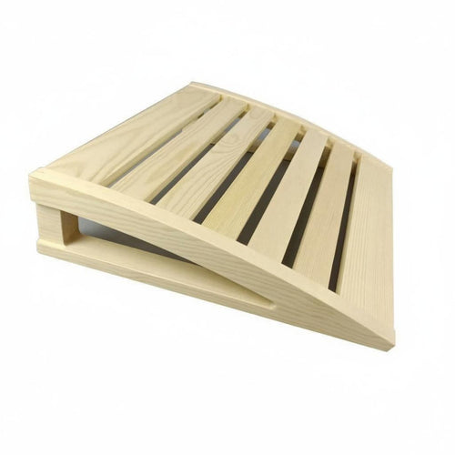Wooden Sauna Pillow Natural Material Sauna Headrest Polished Finish