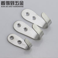Black Stainless Steel Single Robe Hook for Home, Hotel, Kitchen, and Bathroom