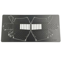 Protection Plates Stainless Steel Plates with Fasteners Heavy-Duty for RC Crawler Builders