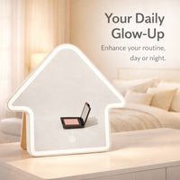 LED Makeup Mirror, White Cloud Style ABS Frame