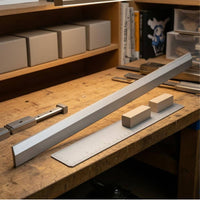 Piano Key Straightedge Beveled Edges Metal Straightedge Slim