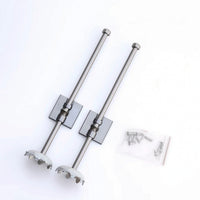 2 Pieces Detachable Telescopic Support Legs with Hardware Heavy Duty Fishing Box Legs Stable Stabilizer Leg Professional for Anglers