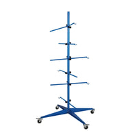 Auto Body Paint Stand with Clamps Heavy-Duty Auto Body Panel Holder with Wheels Car Panel Stand with Wheels Adjustable Sturdy