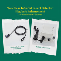 Infrared detector Faucet, Automatic Hot & Cold Water blender, Touchless Control Box for Bathroom Sink