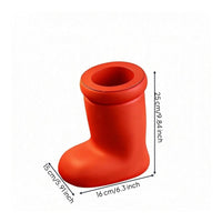 Boot-Shaped Tissue Box Natural Resin Home Decor Easy to Clean