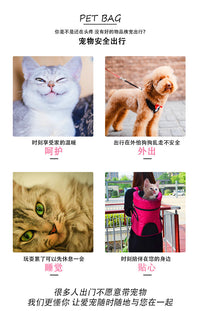 大型犬柯基法斗泰迪狗背包宠物外出包便携透气背狗双肩包猫笼保暖