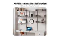 Single-Tier Floating Shelf Easy Installation Picture shelf Multi-Purpose