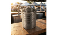 120 Ft Cooling Coil with Fittings 3/8 Inch Beer Cooling Coil Chiller Food Grade for Homebrewers, Keg Owners, Homebrewing