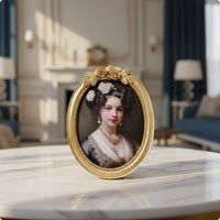 3 Pieces Ornate Resin Picture Frame Floral Decoration for Entryway