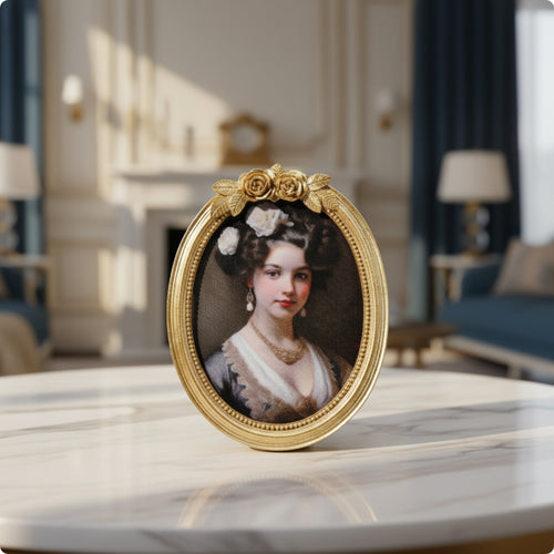 3 Pieces Ornate Resin Picture Frame Set of Multiple for Entryway