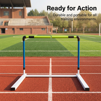 Adjustable Agility Hurdles Pack, Training Hurdles for Speed Training, Indoor Outdoor Agility Hurdles, Footwork Coordination Agility Hurdles