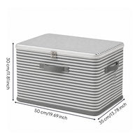 Foldable Storage Box Stackable Organizer Portable for Bedroom