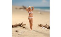 Bikini Woman Figurine Hand-Painted Female Figure in Swimsuit Highly Detailed Diorama Accessory for Hobbyists