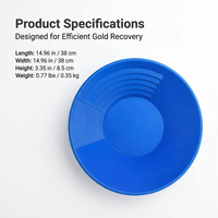 Complete Gold Prospecting Kit, 38cm Gold Washing Pan Kit, Portable Gold Prospecting Equipment, Gold  - Image 7