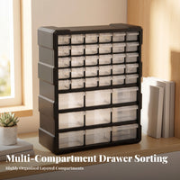 Drawer Parts Cabinet Removable Dividers Parts Storage Drawers for Workshop