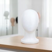 3 Pieces Hairpiece Head Lightweight Foam Mannequin Head Pin-Insertable Hat Display Stand for Cosplayers, Hair Stylists, Cosplay, Salons