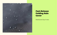 Waterproof scooter cover with sun shield