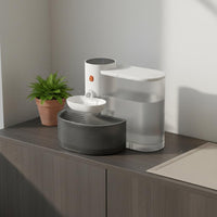 Gravity Water Feeder Non-Electric Feline Water Fountain No Power Needed