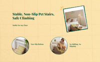 Non-slip indoor dog stairs