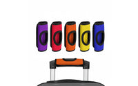 5 Pieces Telescopic Handle Sleeve Anti-Slip Luggage Handle Protector for Airport
