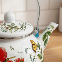 Enamel Kettle Induction Compatible Kitchenware Easy to Clean Household Cookware for Stovetop