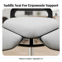 Ergonomic Saddle Stool High Load Capacity Split-Saddle Stool for Medical Office