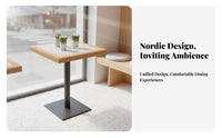 Banquette Dining Set Nordic Design Dining Set with Bench Booth design Elegant Appearance for Bar